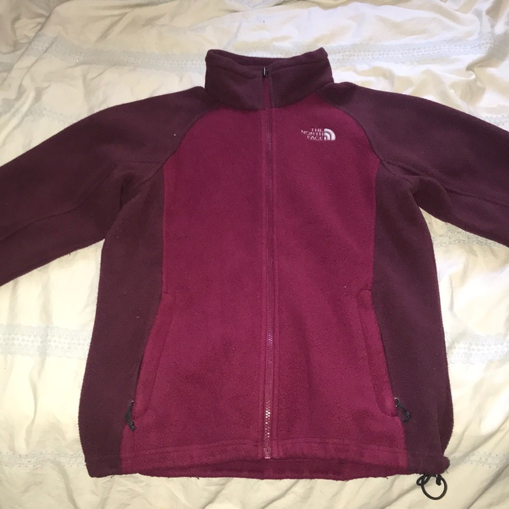 Raspberry Fleece North Face Jacket